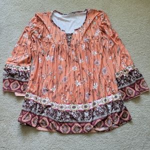 Bohemian style blouse